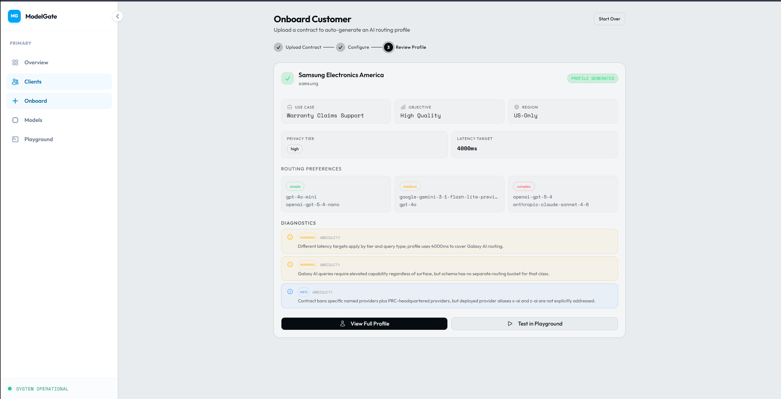 Customer Onboarding